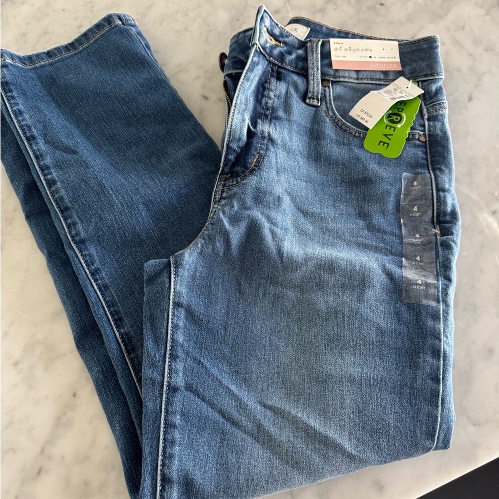 Everflex by Maurices high rise slim straight ankle pant